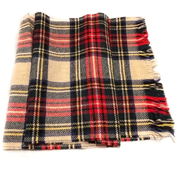 NWOT TRADITIONAL TARTAN SCARF 100% WOOL 10" X 53" PERFECT GUARANTEED - Picture 1 of 1
